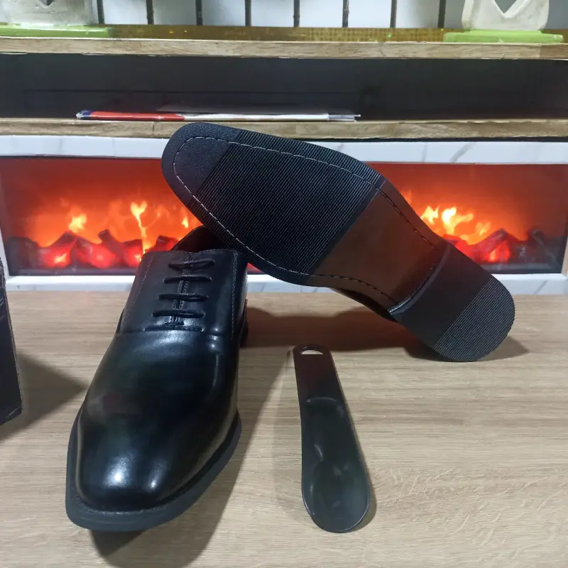 Zapatos formales negros talla 44 para hombre - 3