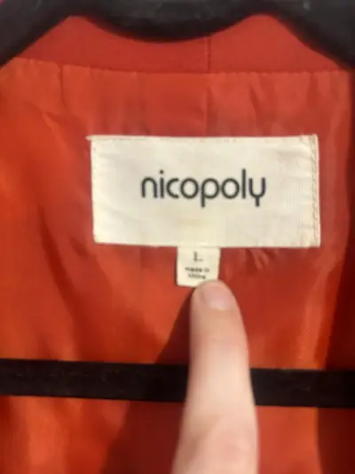 Blazer Oversize Nicopoly Terracota / Teja - miniatura 3