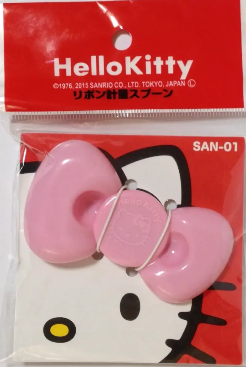 Cuchara medidora Hello Kitty rosa - 1