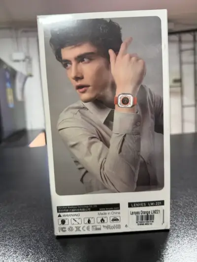 Smartwatch Lenyes LW-221 con correa naranja - miniatura 2