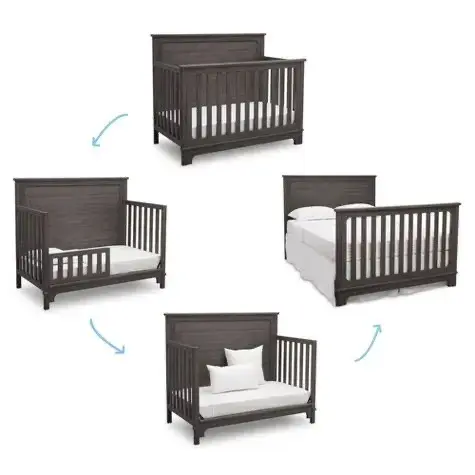 Cuna de madera 3 en 1 - 6