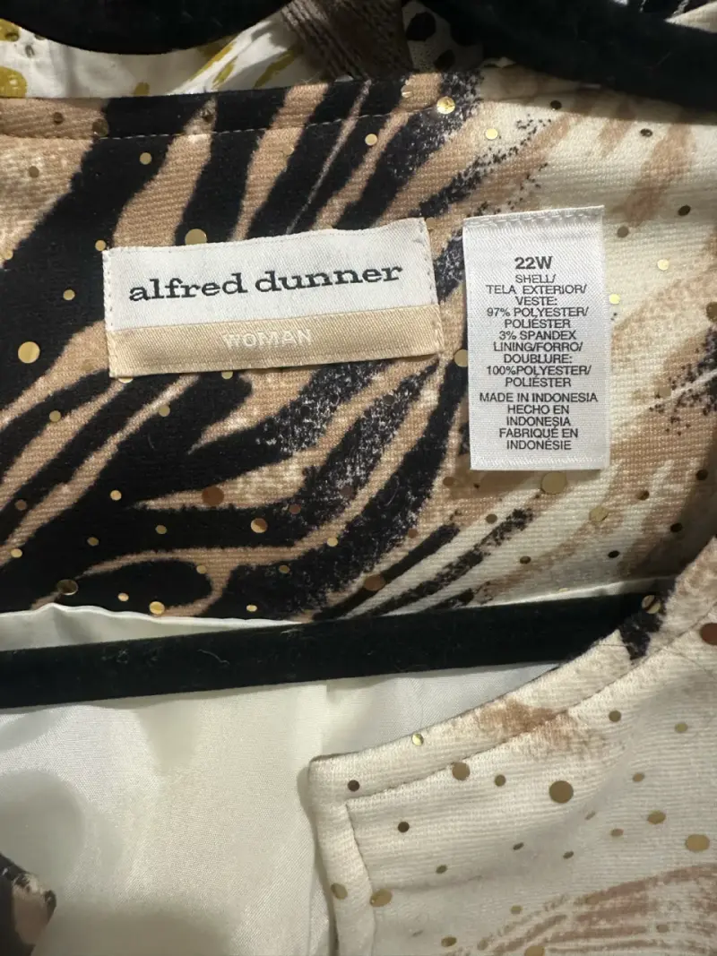 Chaqueta estampada Alfred Dunner - 5