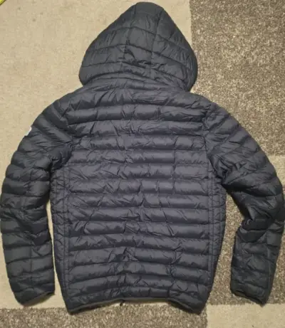 Chaqueta acolchada con capucha Soulwind negra - miniatura 3