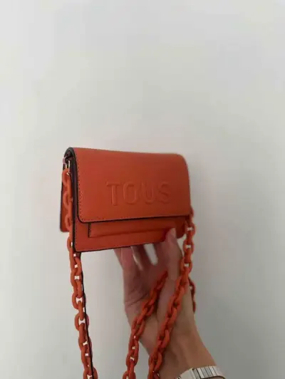 Mini Bandolera Audree Naranja TOUS La Rue New - miniatura 2