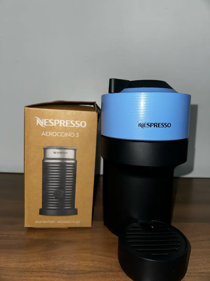 Nespresso Vertuo Pop Azul+Aeroccino3 - 1