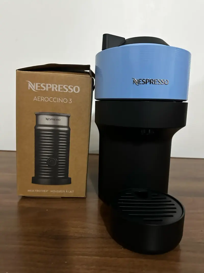 Nespresso Vertuo Pop Azul+Aeroccino3 - 2