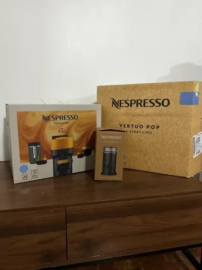 Nespresso Vertuo Pop Azul+Aeroccino3 - miniatura 3
