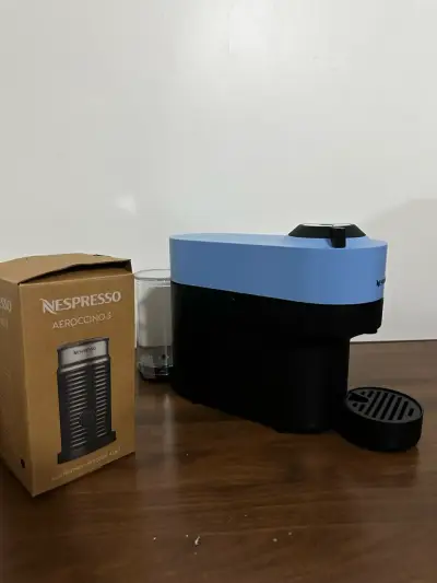 Nespresso Vertuo Pop Azul+Aeroccino3 - miniatura 4