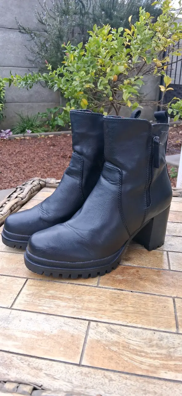 BOTIN TOM TAILOR N°38 ( 25CM) CUERO - 1