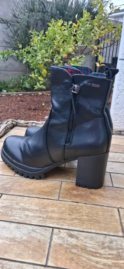 BOTIN TOM TAILOR N°38 ( 25CM) CUERO - miniatura 4