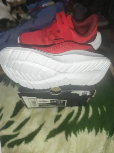 Zapatillas deportivas rojas Under Armour para niñ - miniatura 4