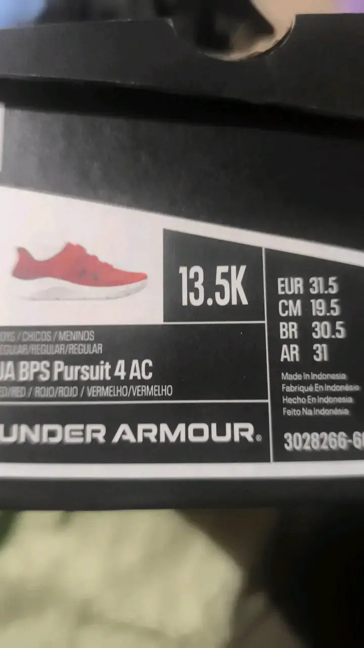 Zapatillas deportivas rojas Under Armour para niñ - 5