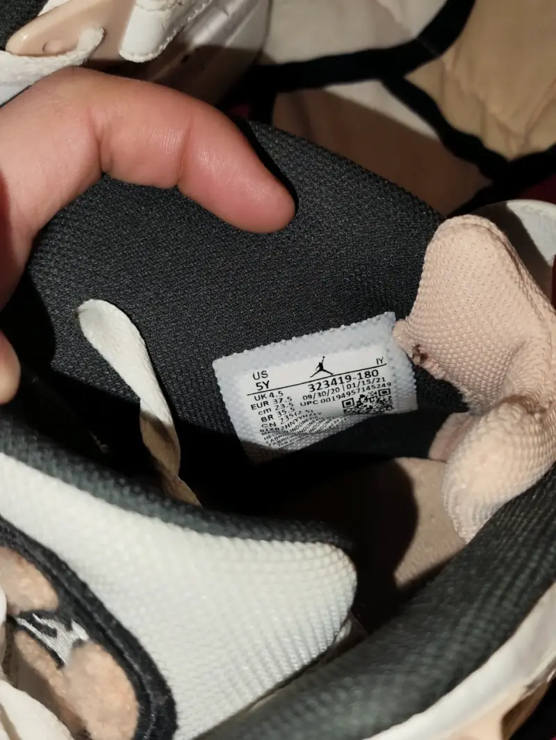 Jordan 6 Rings Atmosphere Talla 37 OG - 5