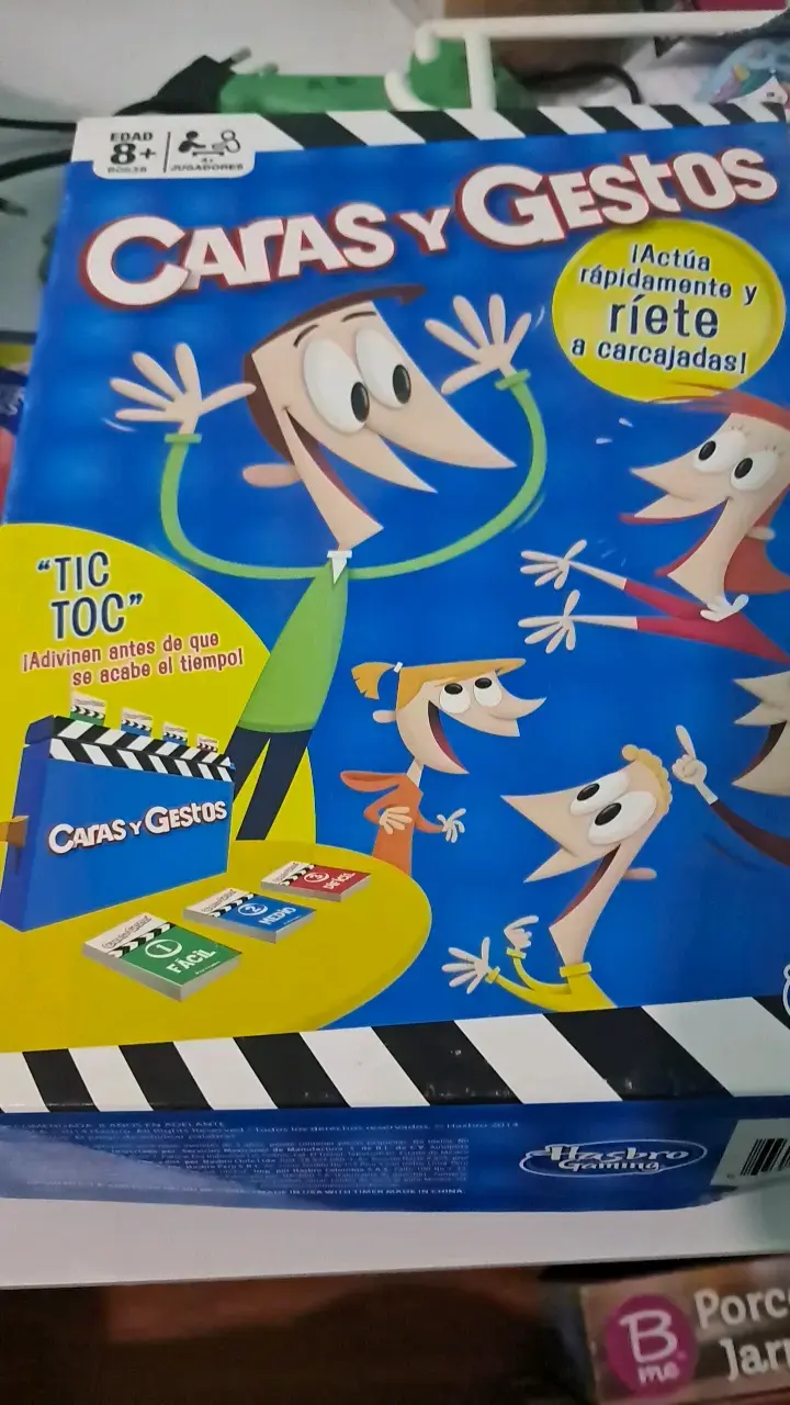 Juego de mesa Caras y Gestos para niños