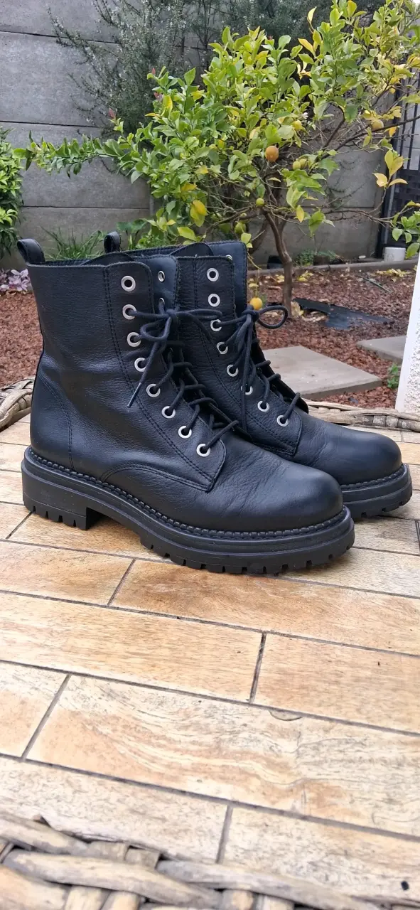 BOTINES KMB ESTILO MILITAR N°38 - 3