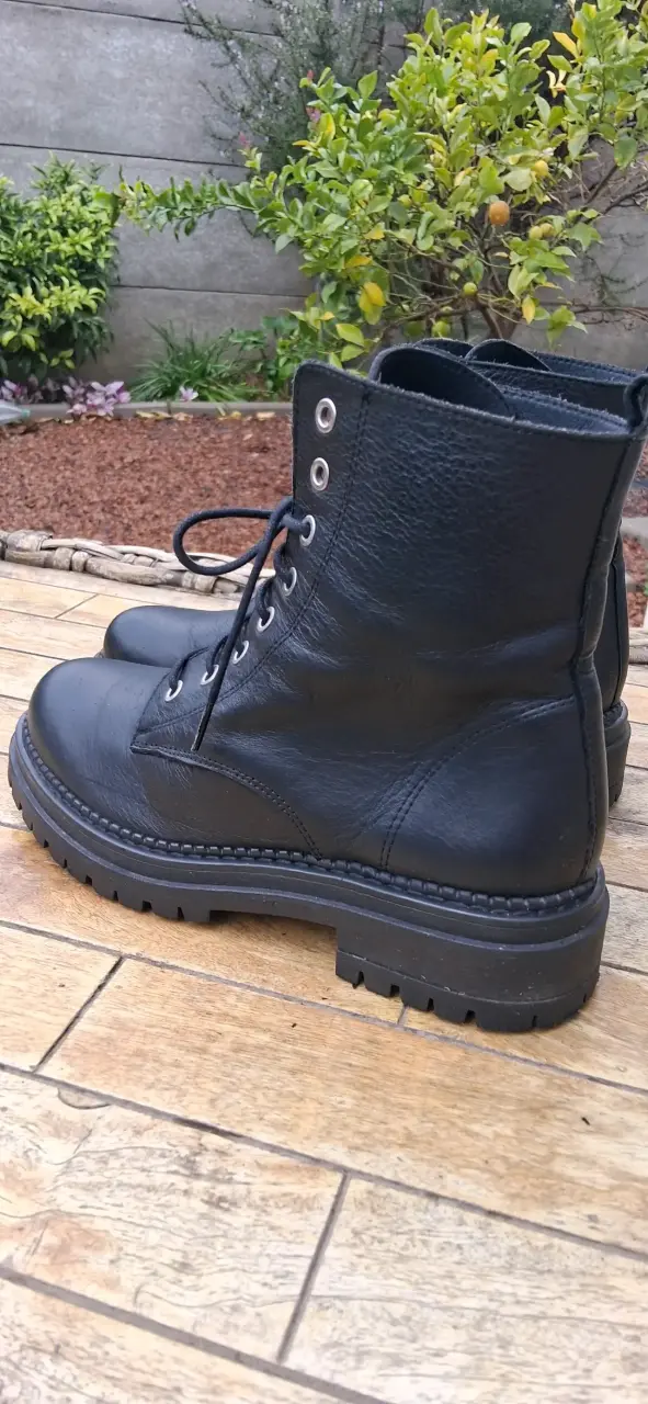 BOTINES KMB ESTILO MILITAR N°38 - 4