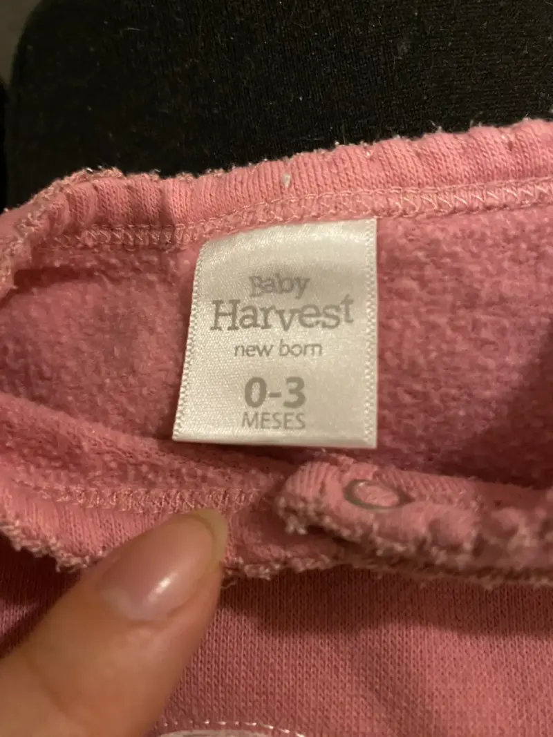 Conjunto de bebé rosado con diseño de patito - 2