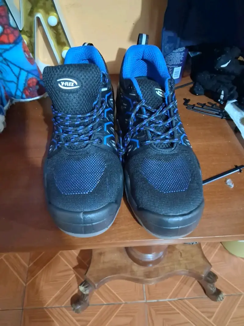 Zapatillas de seguridad V-Flex negras y azules - 1