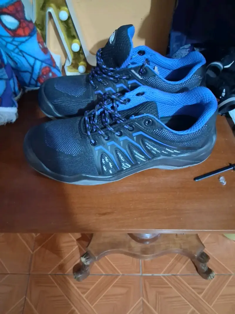 Zapatillas de seguridad V-Flex negras y azules - 2