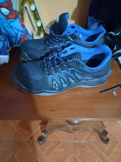 Zapatillas de seguridad V-Flex negras y azules - miniatura 2