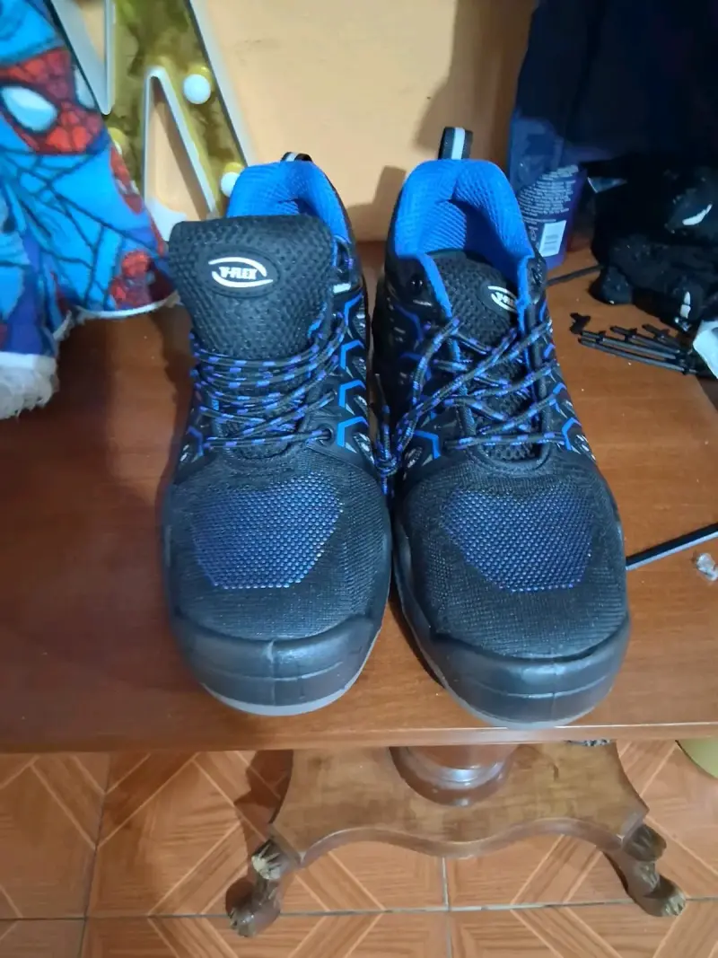 Zapatillas de seguridad V-Flex negras y azules - 3