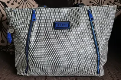 Bolso de mano Everlast gris con detalles azules - miniatura 2