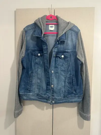 Chaqueta Mezclilla Híbrida Old Navy Talla XL - miniatura 4