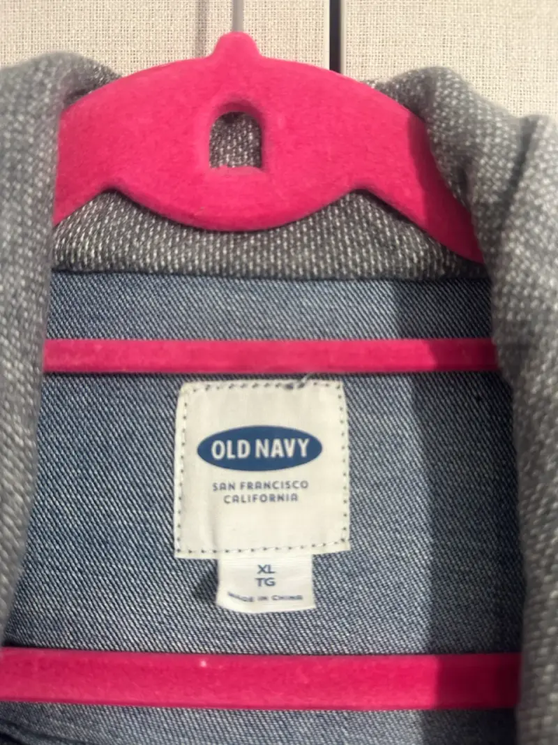 Chaqueta Mezclilla Híbrida Old Navy Talla XL - 5