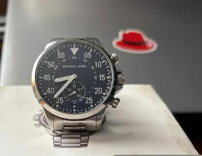 Reloj inteligente con correa de acero inoxidable - 3