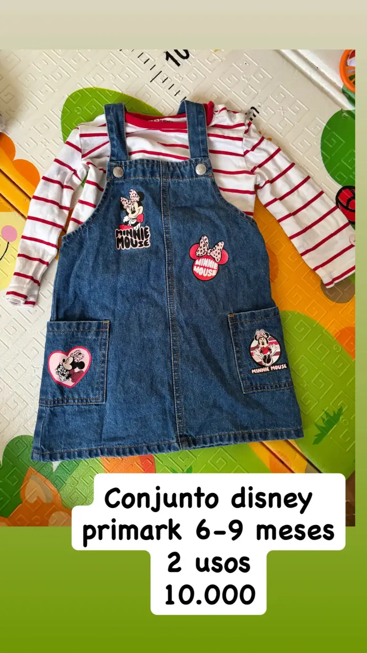 Conjunto Disney Primark 6-9 meses Minnie Mouse