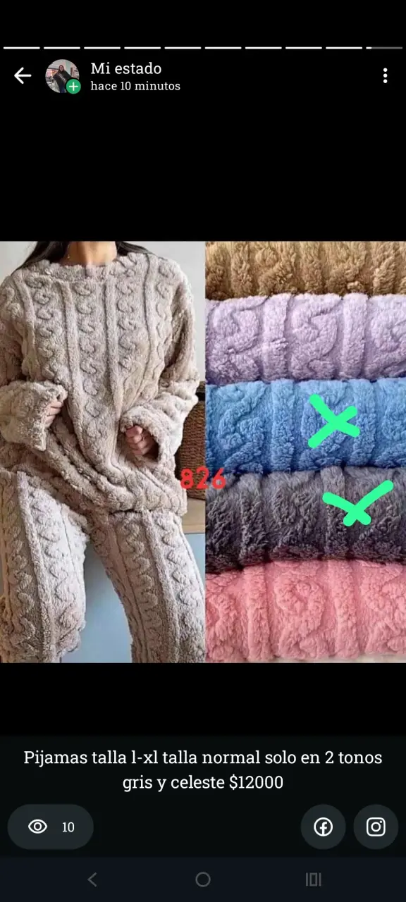 Pijama de felpa unisex en varios colores