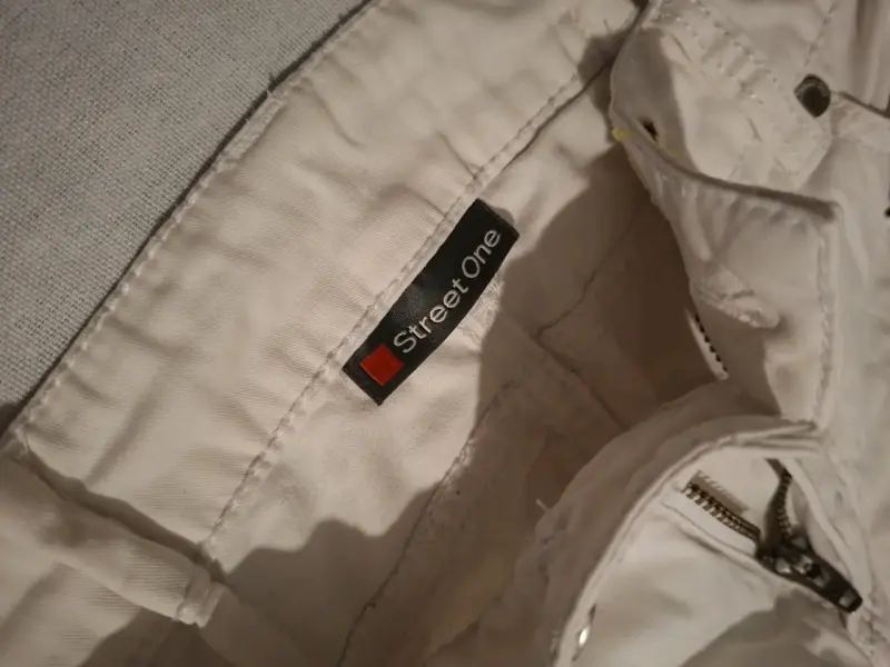Pantalones blancos talla 42 para mujer - 2