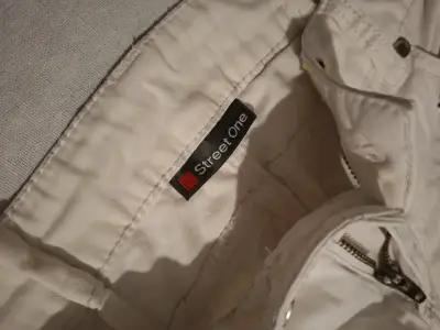 Pantalones blancos talla 42 para mujer - miniatura 2