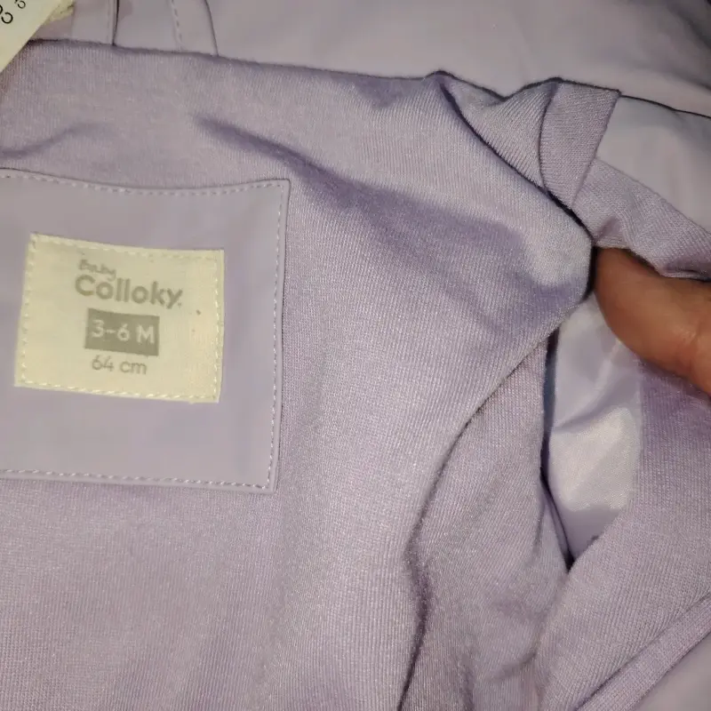 OFERTA Chaqueta impermeable para bebé color lila - 2