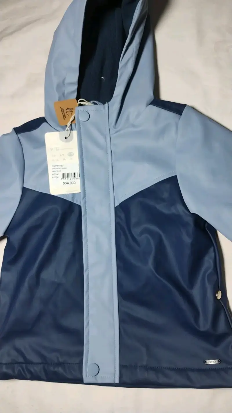 OFERTA Chaqueta impermeable para bebé color lila - 4