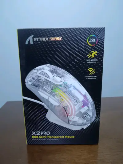 Mouse Gamer RGB Attack Shark X2 Pro - miniatura 1