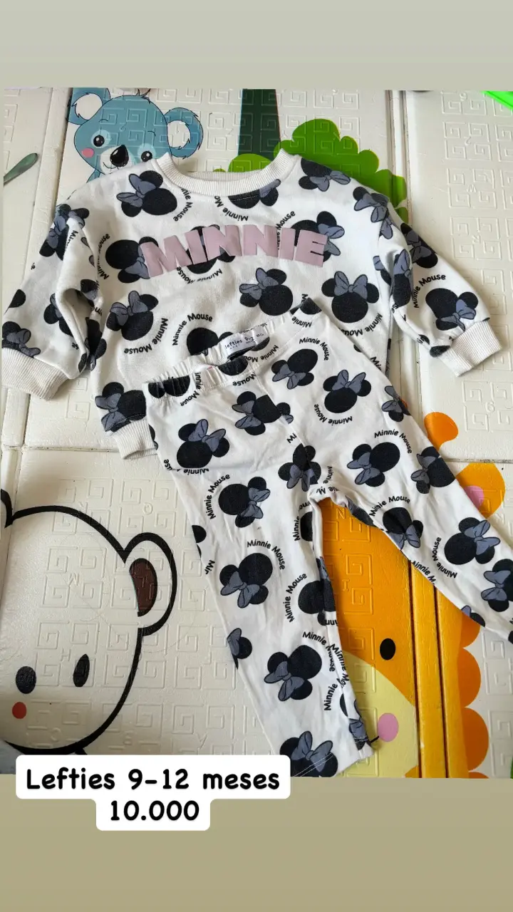 Conjunto Minnie Mouse para bebé 9-12 meses