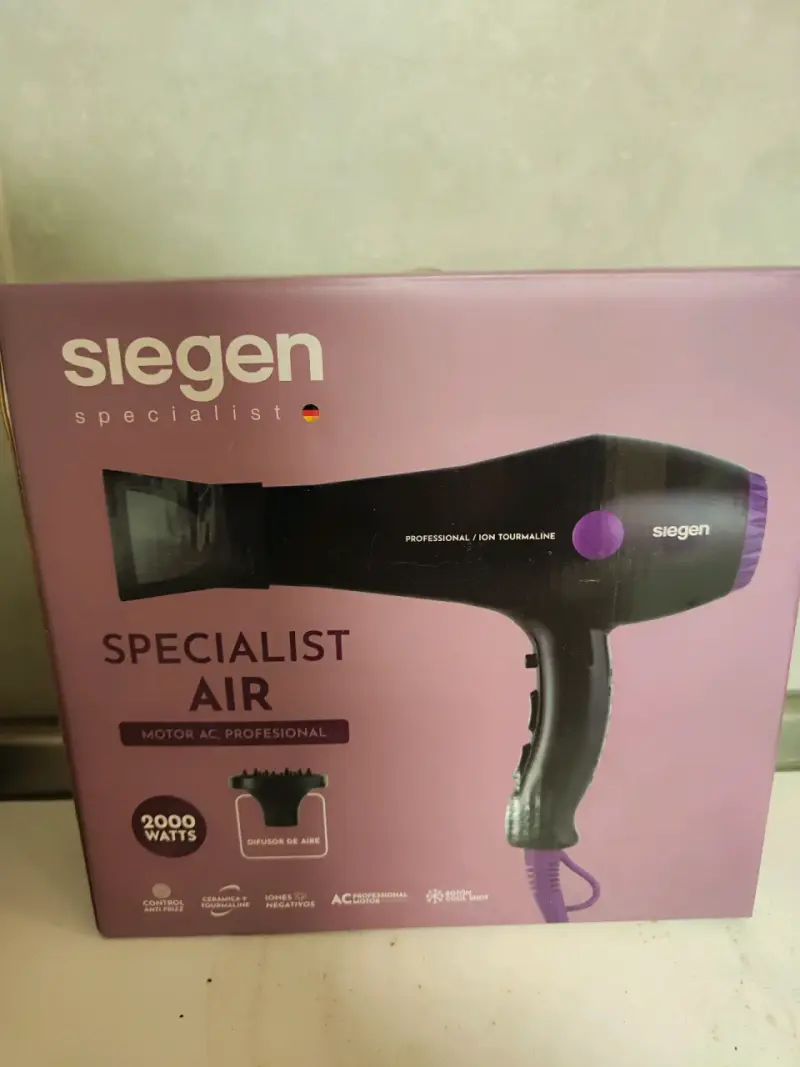 Secador de Pelo Siegen Specialist Air 2000W