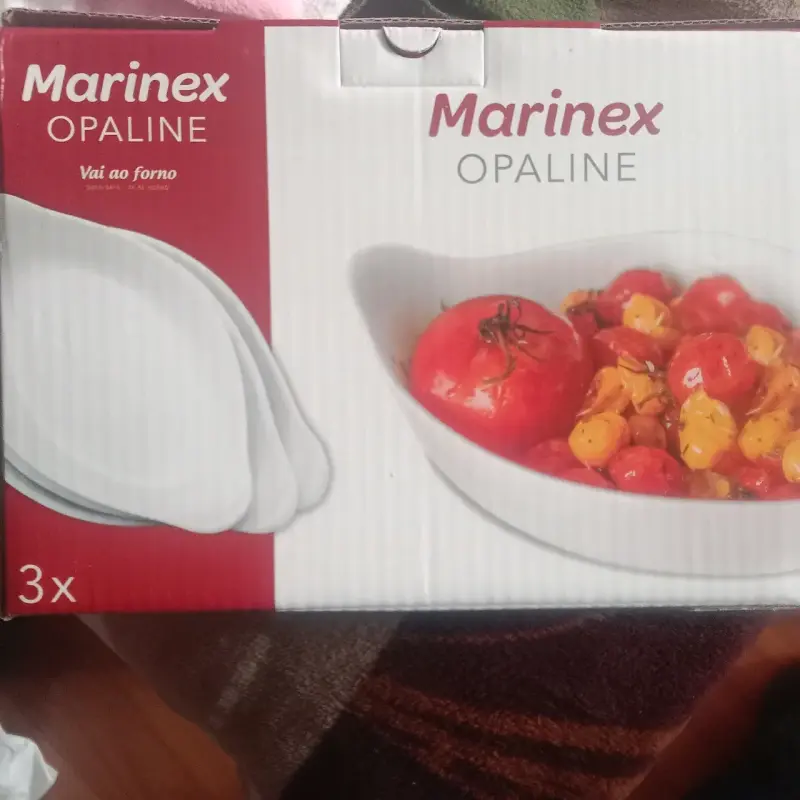 Set de 3 fuentes para horno Marinex Opaline