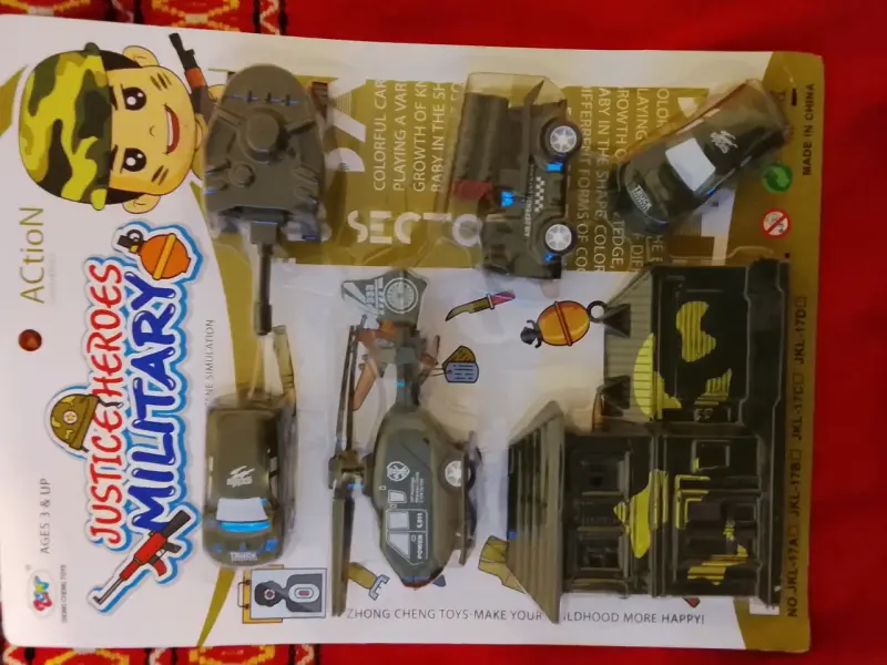 Set de juguetes militares Justice Heroes