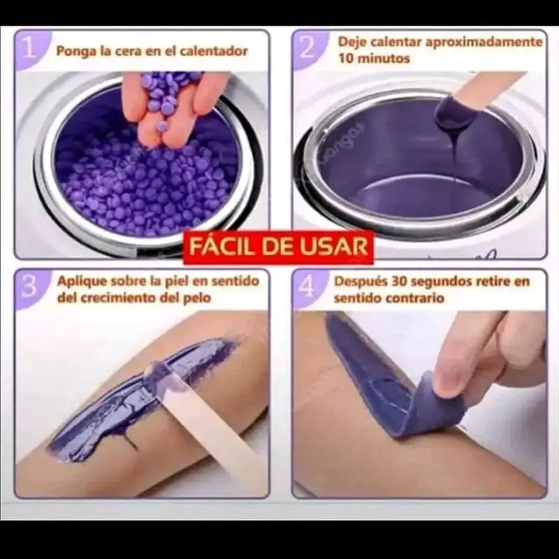 Calentador de cera Pro Wax100 con cera y espátulas - 5