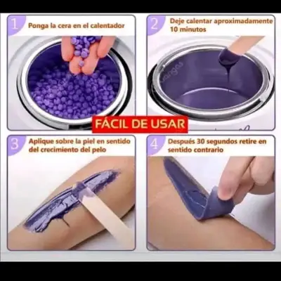 Calentador de cera Pro Wax100 con cera y espátulas - miniatura 5