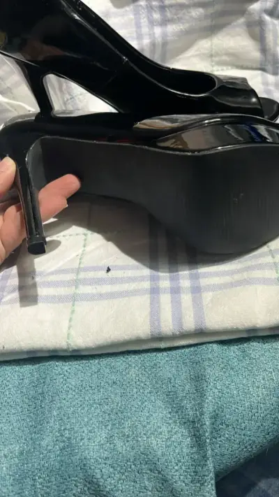 Zapatos de tacón alto negros Messina - miniatura 4