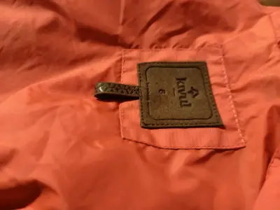 Chaqueta roja impermeable para niña o.niño T.6 - miniatura 4