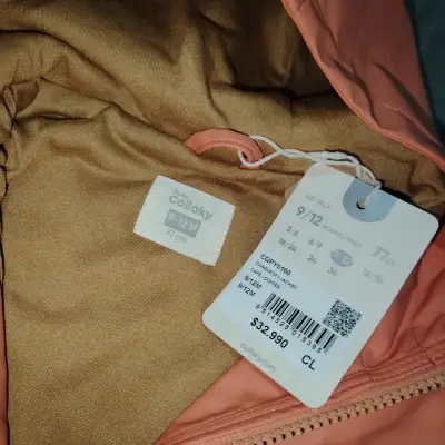 OFERTA Chaqueta para bebé  9-12 meses color café - miniatura 1