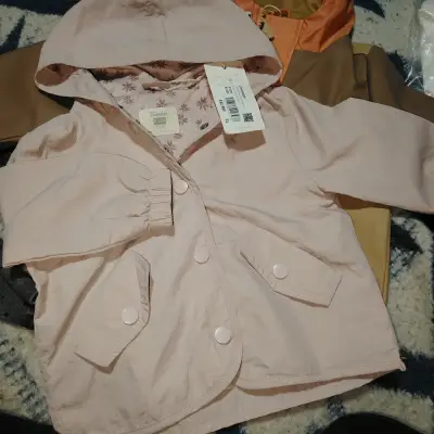 OFERTA Chaqueta para bebé  9-12 meses color café - miniatura 5