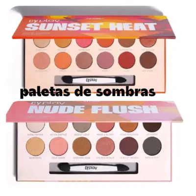 Paletas de sombras Cyplay Sunset Heat y Nude Flush - miniatura 1