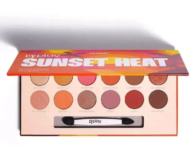 Paletas de sombras Cyplay Sunset Heat y Nude Flush - 3