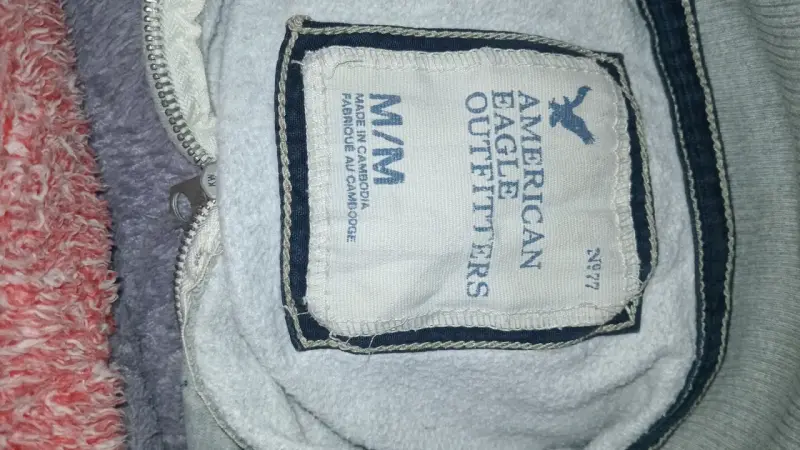 Polerón gris American Eagle TALLA M - 2