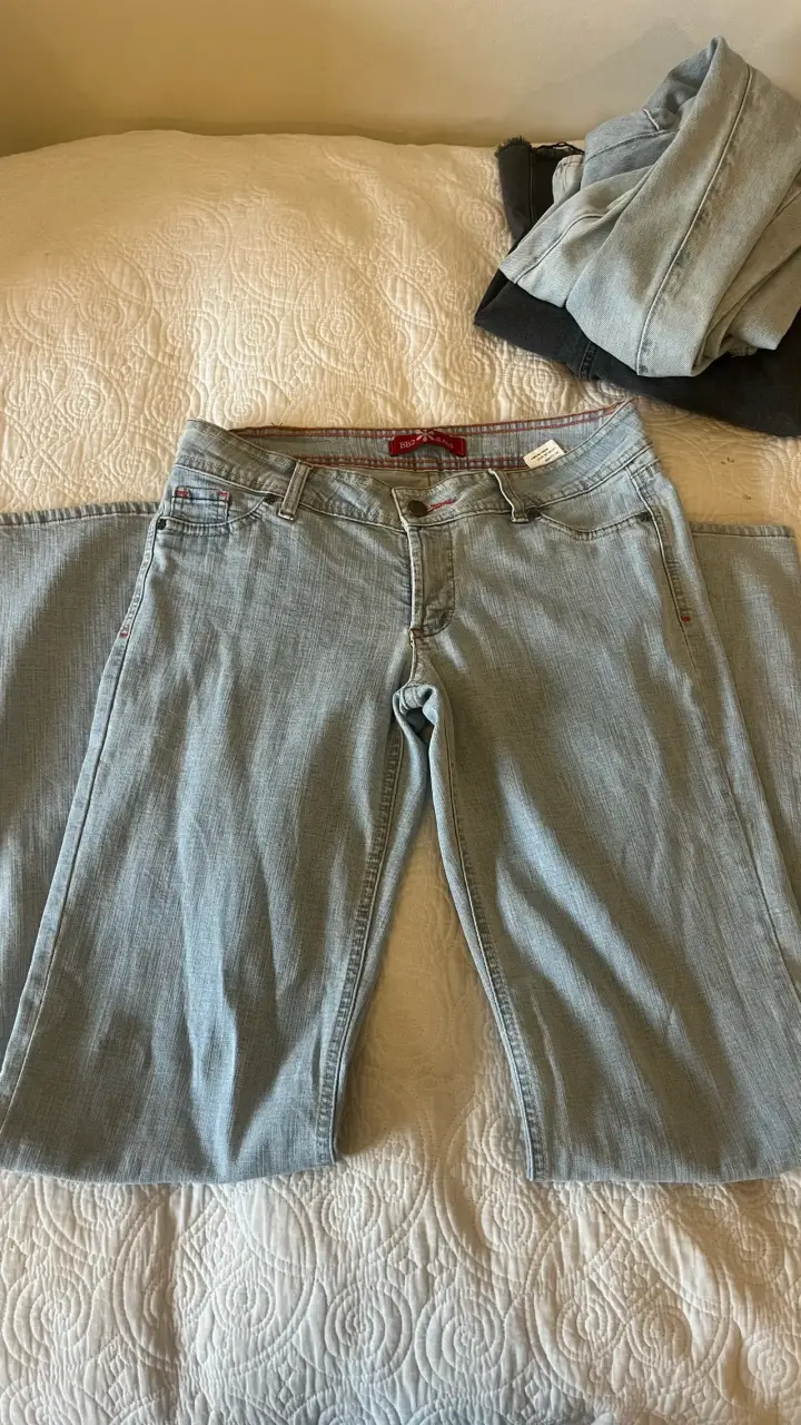 Jeans celestes para mujer talla 38